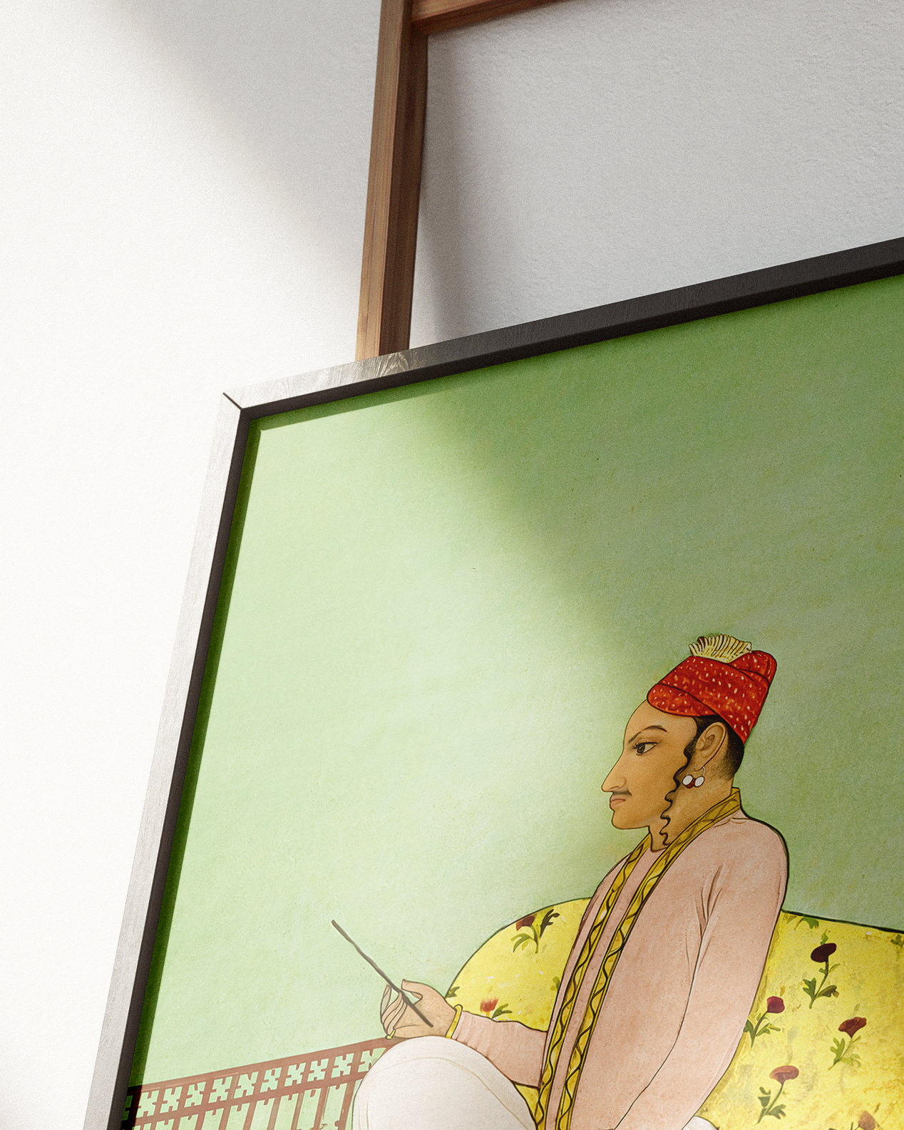 Guru Gobind Singh Miniature Painting (Restored) – Rare Contemporary Sikh Artwork (Bhai Rupa Collection)