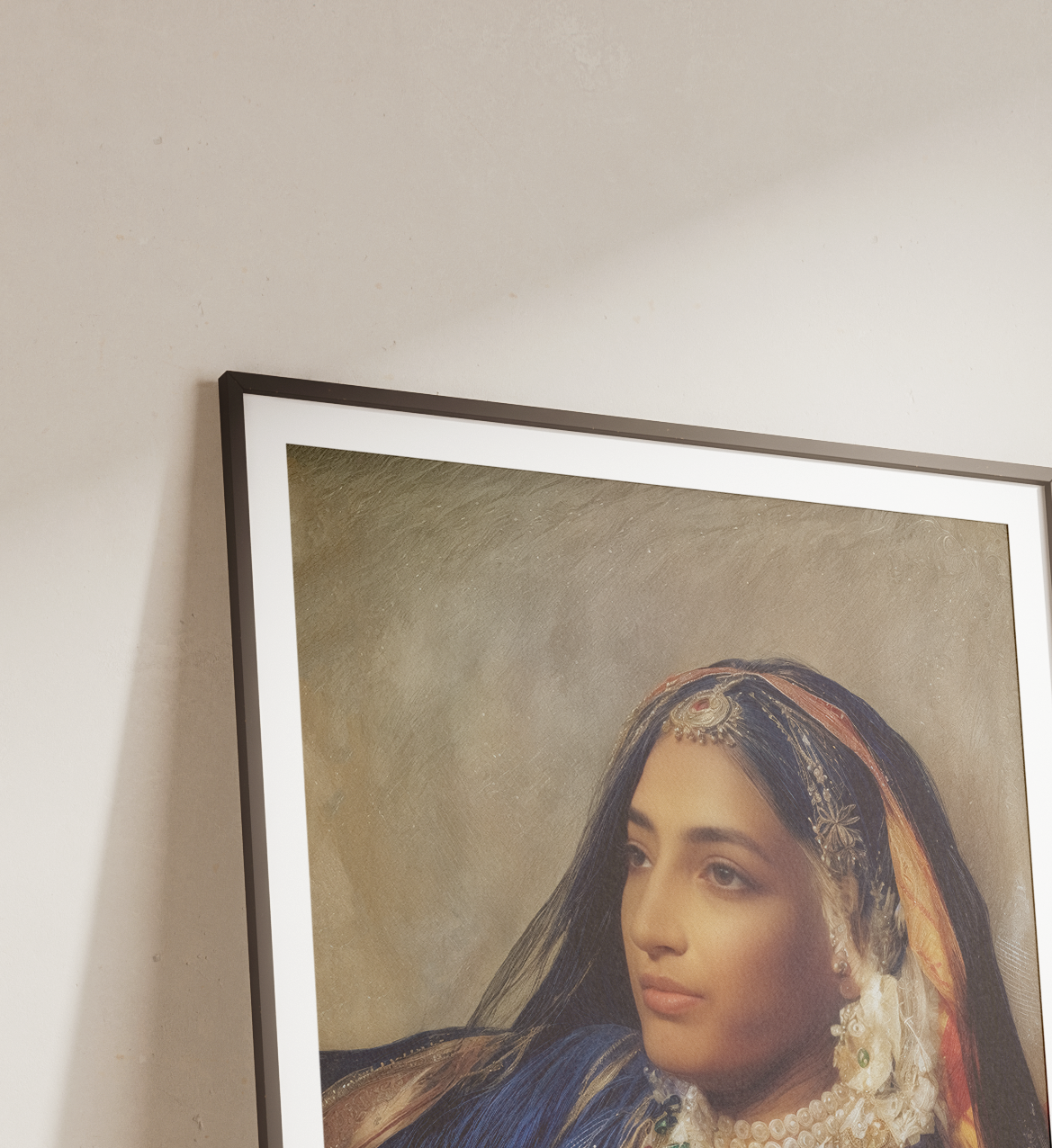 Maharani Jind Kaur, Oil on Canvas by George Richmond, London, c.1862