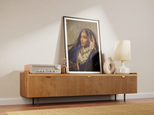 Maharani Jind Kaur, Oil on Canvas by George Richmond, London, c.1862