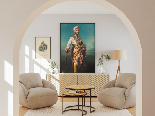 Royal Collection Oil Painting of Duleep Singh(Restored) Commissioned by Queen Victoria.