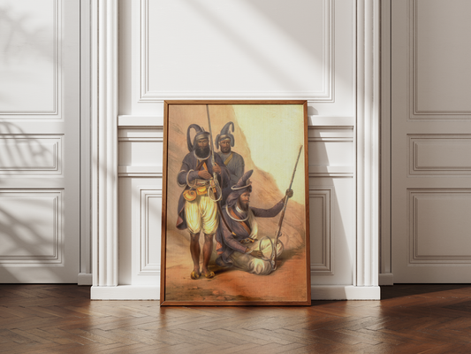 "Akalees",Portraits of the Princes and People of India, by Emily Eden, 1844.