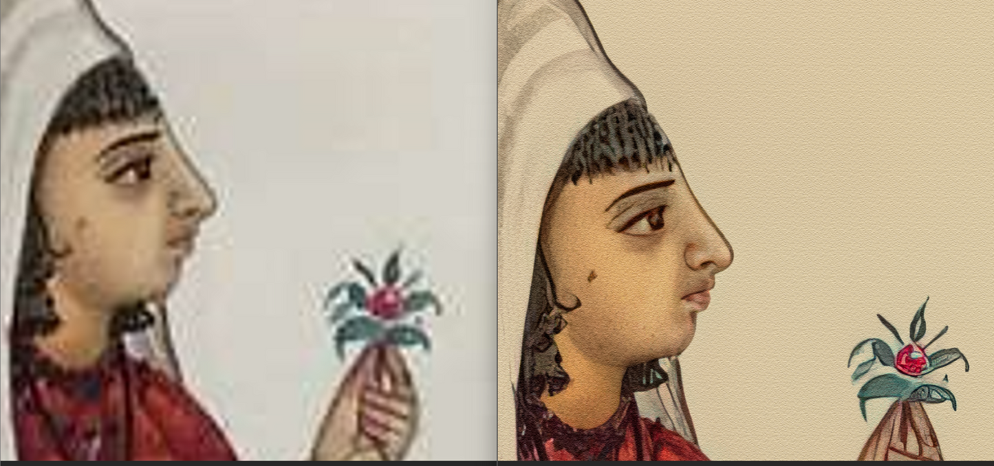 An Akaali and Akalian , Lahore or Amritsar, 19th century.