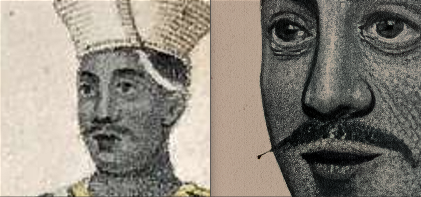 A Seik (archaic spelling of 'Sikh') and a seapoy (sepoy) in the French Service.