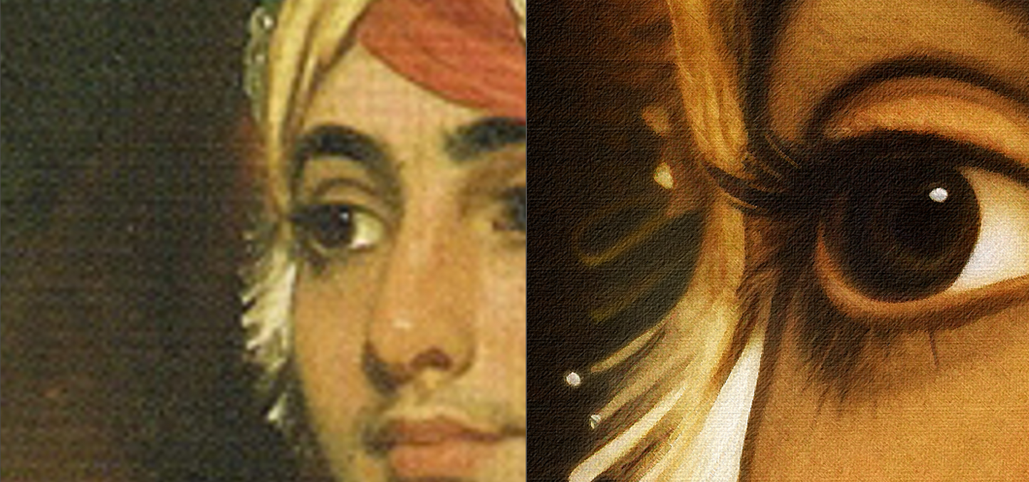 Portrait of Maharaja Duleep Singh(Restored) in Ceremonial Dress (circa 1852–53)