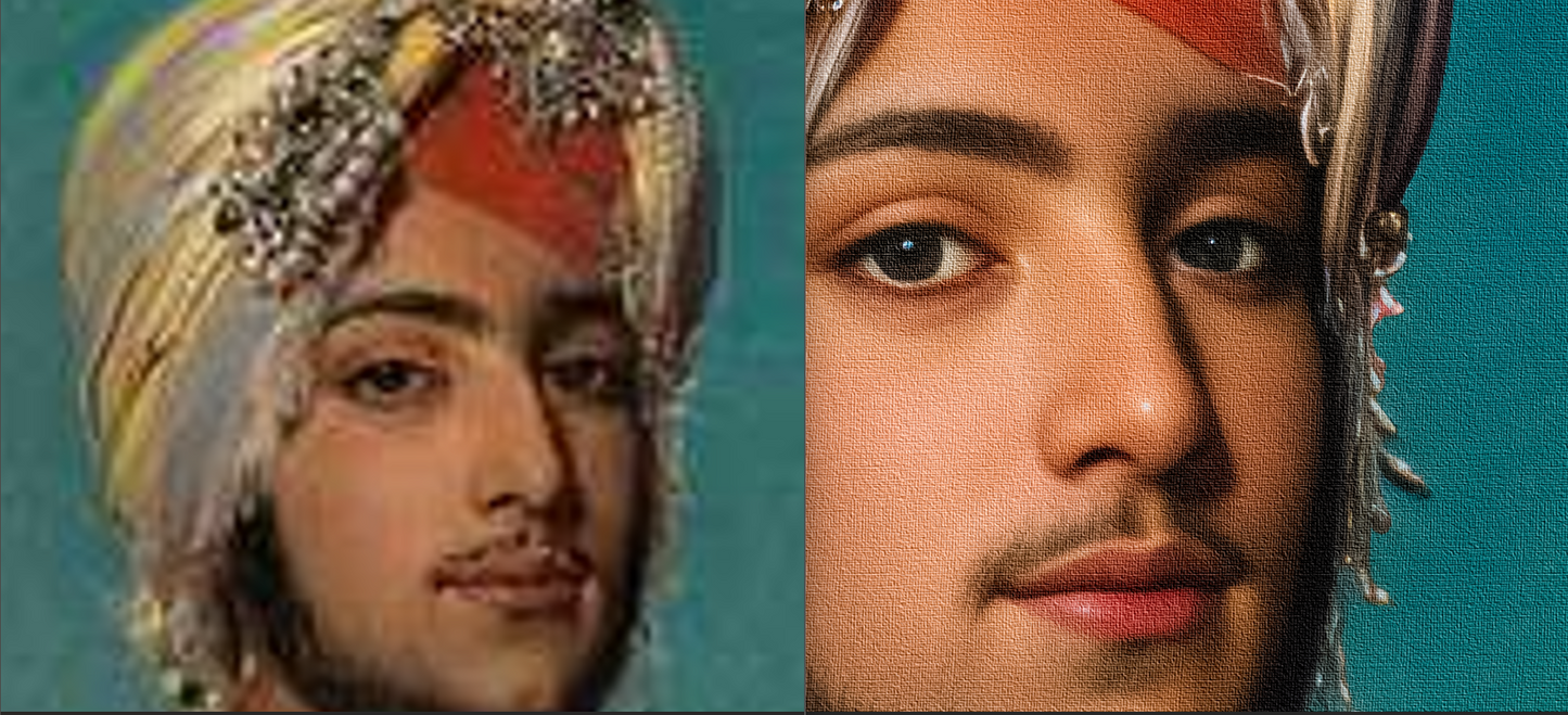 Royal Collection Oil Painting of Duleep Singh(Restored) Commissioned by Queen Victoria.