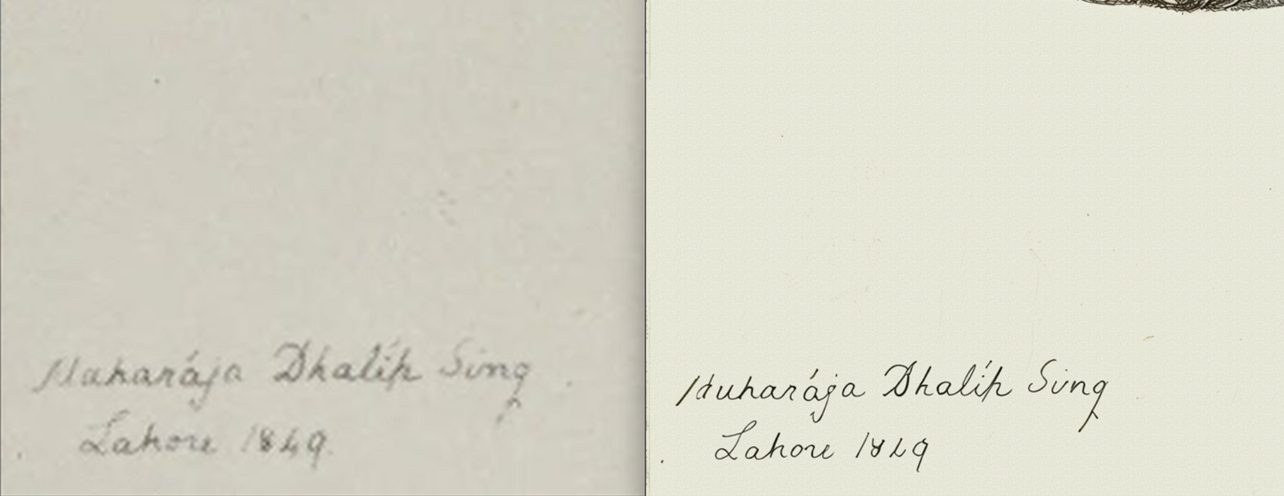 Rare Find - Maharaja Duleep Singh and Attendants (Helen Catherine Douglas Mackenzie, Lahore, 1849) (Restored Exclusively on Prometheus Mythos)