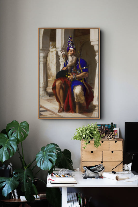 Akaali Phoola Singh Sikh Art – Prometheus Original | Khalsa Raj Heritage Painting