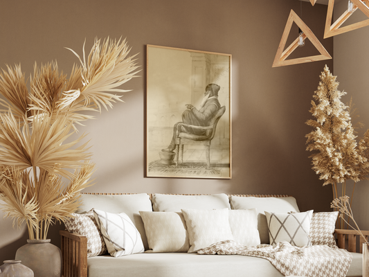 Portrait of Maharaja Ranjit Singh by Emily Eden (London, c.1844)