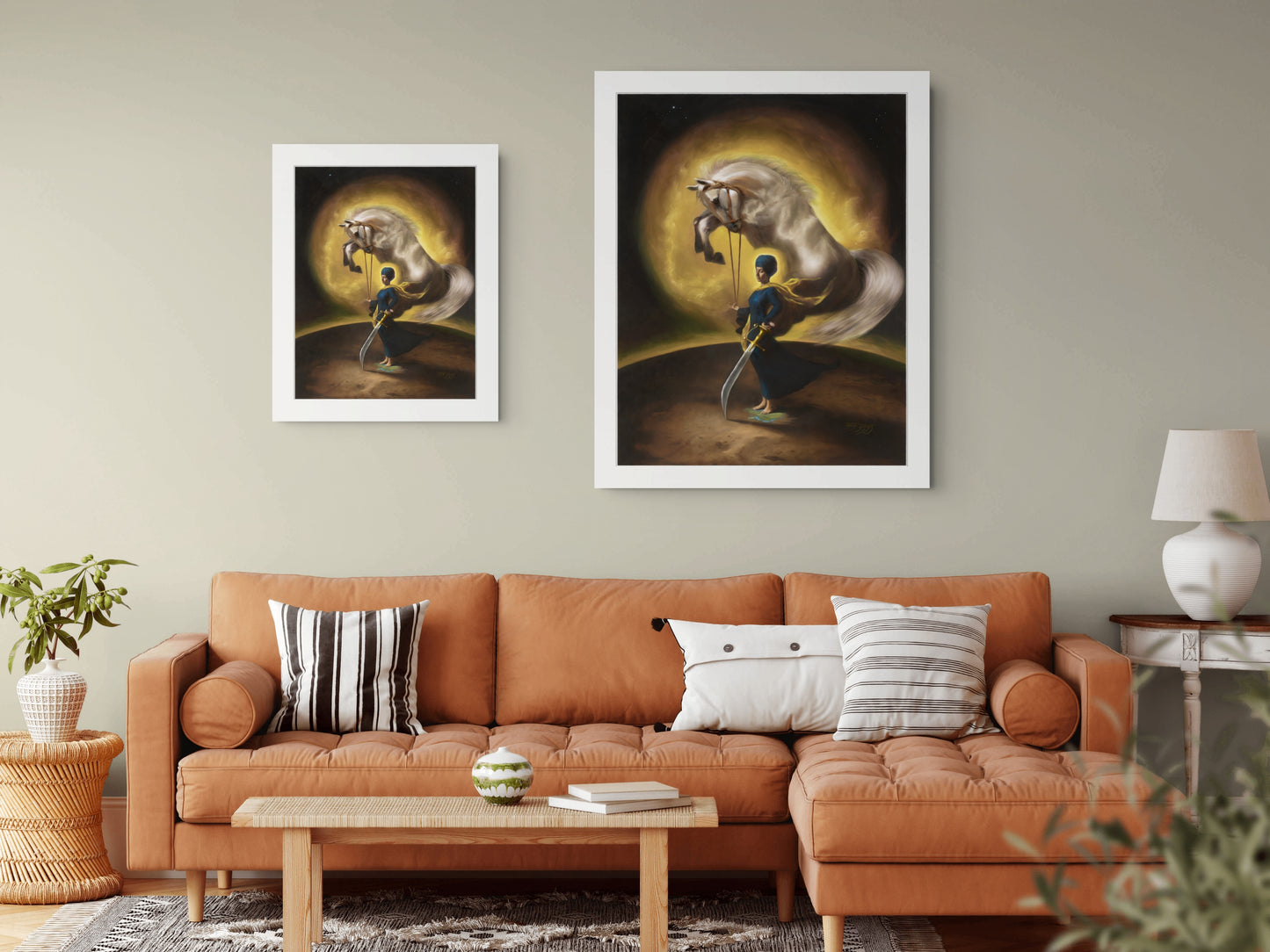 The Divine Feminine – Sikh Painting of Mata Sahib Kaur Ji