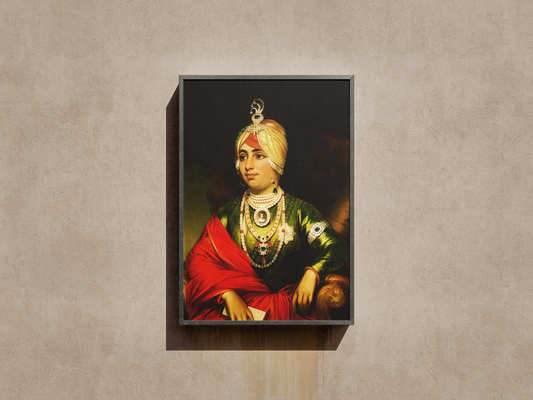 Portrait of Maharaja Duleep Singh(Restored) in Ceremonial Dress (circa 1852–53)