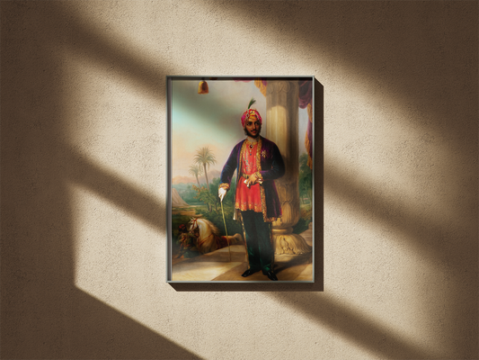 Maharaja Duleep Singh Oil Painting – 19th Century Portrait | Prometheus Old Heritage Restoration