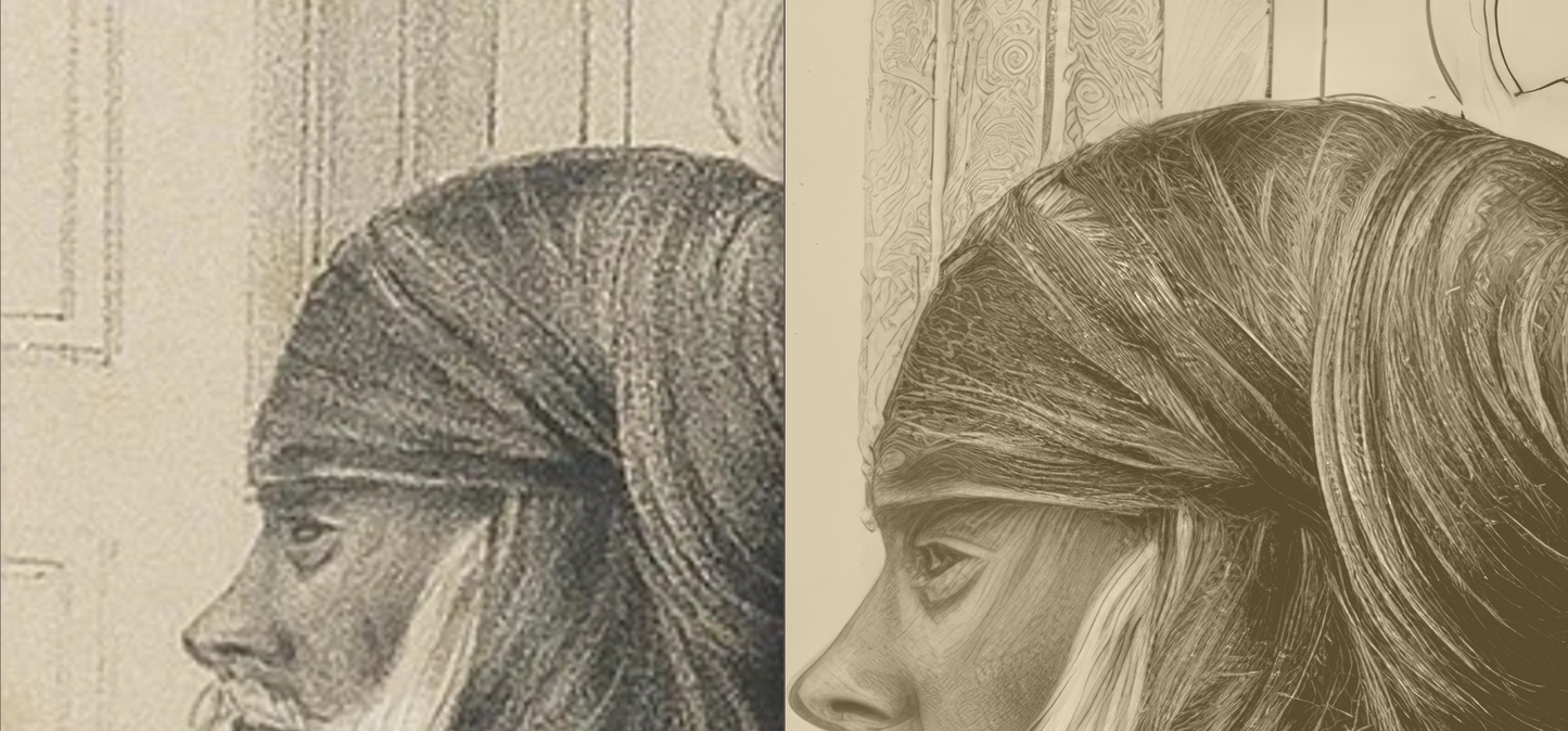 Portrait of Maharaja Ranjit Singh by Emily Eden (London, c.1844)