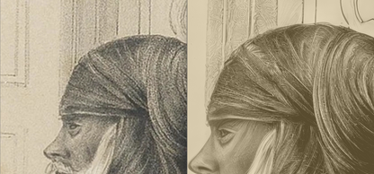 Portrait of Maharaja Ranjit Singh by Emily Eden (London, c.1844)