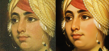 Portrait of Maharaja Duleep Singh(Restored) in Ceremonial Dress (circa 1852–53)