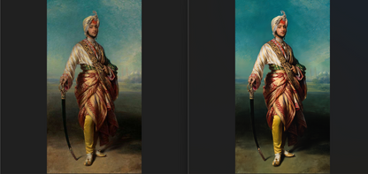 Royal Collection Oil Painting of Duleep Singh(Restored) Commissioned by Queen Victoria.