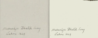 Rare Find - Maharaja Duleep Singh and Attendants (Helen Catherine Douglas Mackenzie, Lahore, 1849) (Restored Exclusively on Prometheus Mythos)