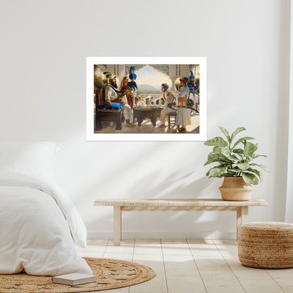 Guru Gobind Singh Char Sahibzaade painting UK, Guru Gobind Singh with Sahibzade art print UK, Char Sahibzaade Sikh wall art UK, Sikh history painting print UK, Sikh religious art UK, Guru Gobind Singh Ji artwork UK, Sikh heritage wall decor UK, Sikh empire historical painting UK,Guru Gobind Singh Char Sahibzaade painting Canada, Guru Gobind Singh with Sahibzade art print Canada, Char Sahibzaade Sikh wall art Canada, Sikh history art print Canada, Sikh religious artwork Canada, Guru Gobind Singh Ji.