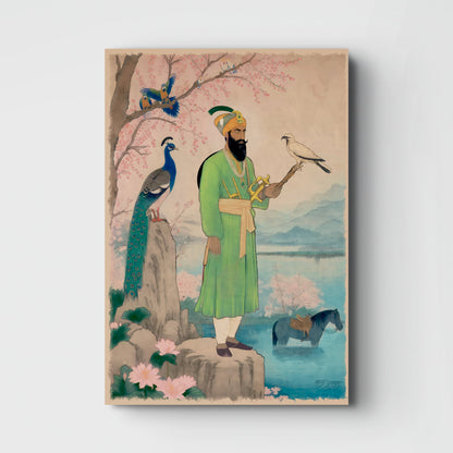 Guru Gobind Singh Ji – Baagh-o-Bulbul Ka Ishq | Poetic Sikh Wall Art