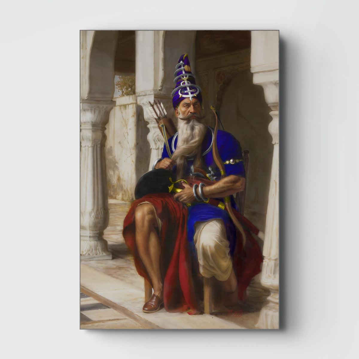 Akaali Phoola Singh Sikh Art – Prometheus Original | Khalsa Raj Heritage Painting