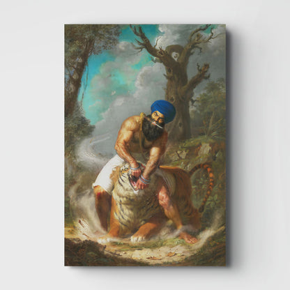 Hari Singh Nalwa – Sikh General Baaghmaar Wall Art