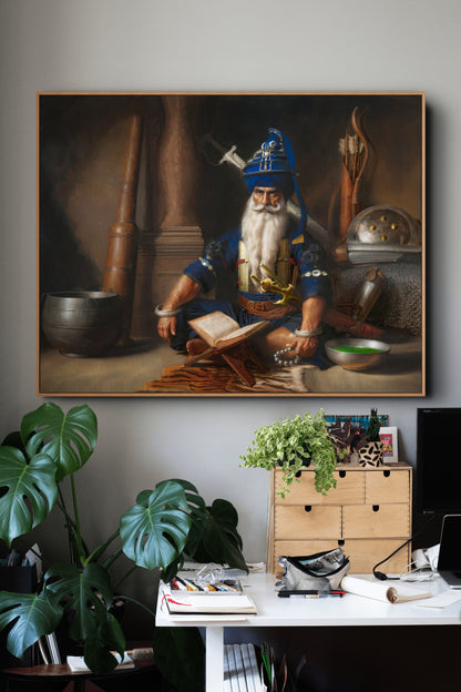 Baba Deep Singh Ji – Amar Mahakaal | Sikh Spiritual Warrior Print