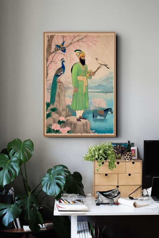Guru Gobind Singh Ji – Baagh-o-Bulbul Ka Ishq | Poetic Sikh Wall Art