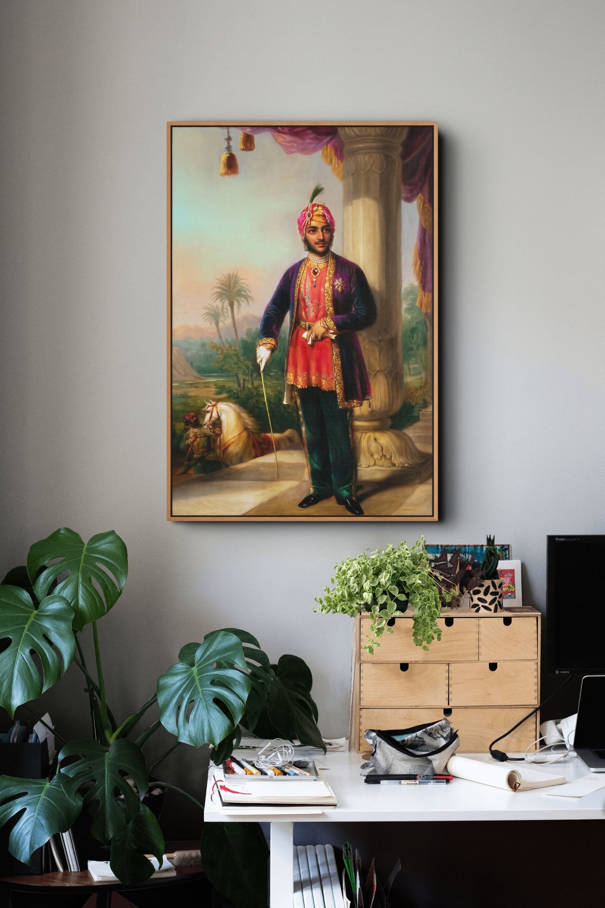 Maharaja Duleep Singh Oil Painting – 19th Century Portrait | Prometheus Old Heritage Restoration