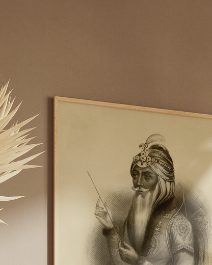 Maharaja Ranjit Singh from Gallery of Historical Portraits (c.1880)