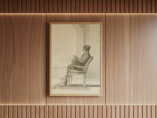 Portrait of Maharaja Ranjit Singh by Emily Eden (London, c.1844)