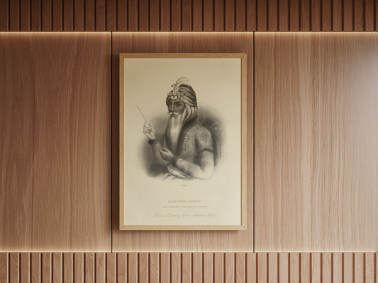 Maharaja Ranjit Singh from Gallery of Historical Portraits (c.1880)