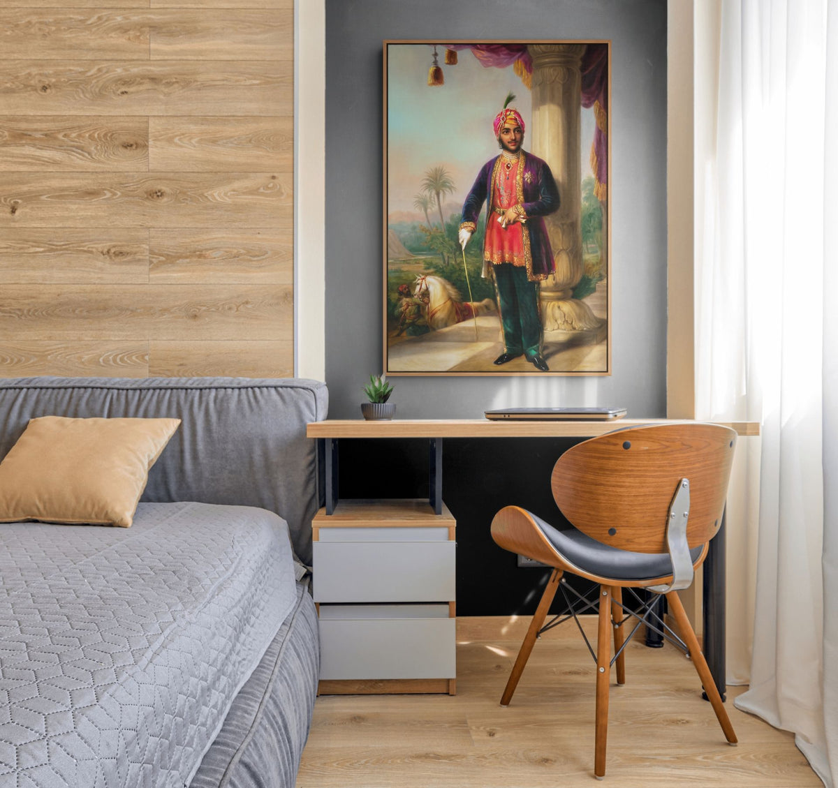 Maharaja Duleep Singh Oil Painting – 19th Century Portrait | Prometheus Old Heritage Restoration
