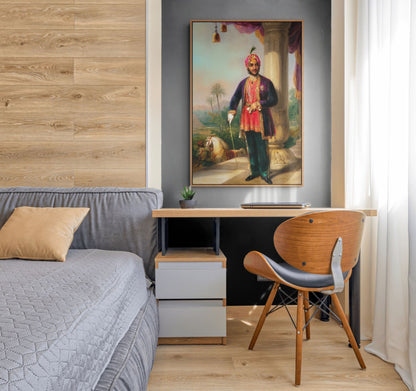 Maharaja Duleep Singh Oil Painting – 19th Century Portrait | Prometheus Old Heritage Restoration