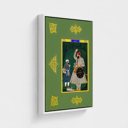 Guru Hargobind Sahib Under a Willow Tree | Old Heritage Restoration