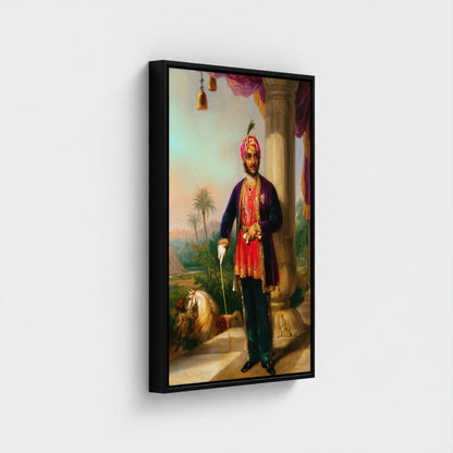 Maharaja Duleep Singh Oil Painting – 19th Century Portrait | Prometheus Old Heritage Restoration