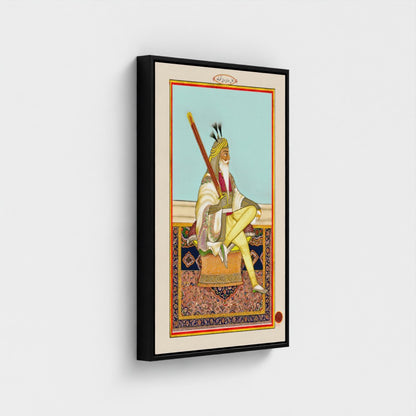 Painting of Hari Singh Nalwa by Hasan al-Din (ca. 1845–1850) – Restored Sikh Empire Artwork