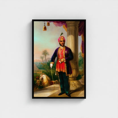Maharaja Duleep Singh Oil Painting – 19th Century Portrait | Prometheus Old Heritage Restoration