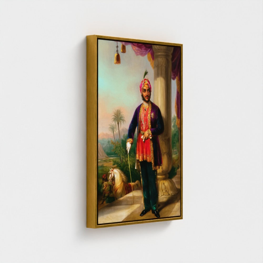 Maharaja Duleep Singh Oil Painting – 19th Century Portrait | Prometheus Old Heritage Restoration