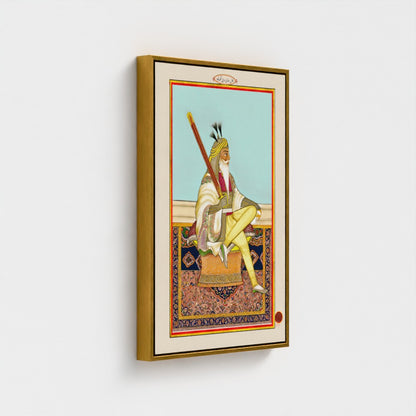 Painting of Hari Singh Nalwa by Hasan al-Din (ca. 1845–1850) – Restored Sikh Empire Artwork