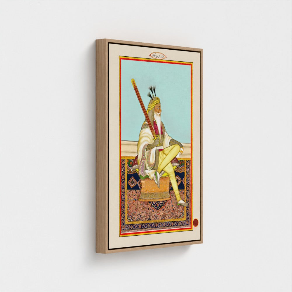 Painting of Hari Singh Nalwa by Hasan al-Din (ca. 1845–1850) – Restored Sikh Empire Artwork