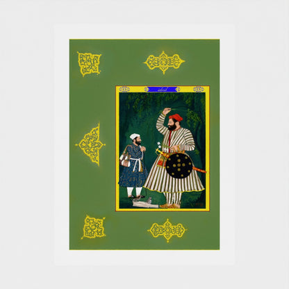 Guru Hargobind Sahib Under a Willow Tree | Old Heritage Restoration