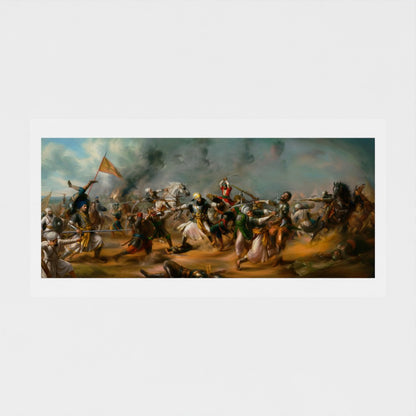The Battle of Kartarpur (1635) – Guru Hargobind Sahib Ji | Prometheus War Series I Fine Art Print