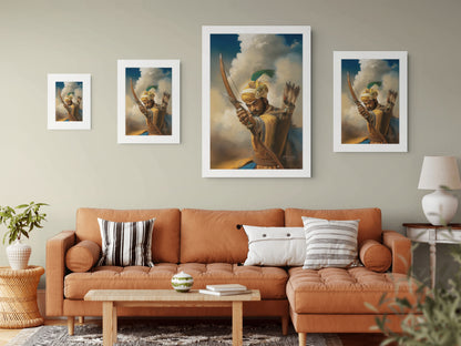 Gobind Rai – The Archetypal King | Sikh Warrior Art Print