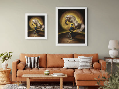 The Divine Feminine – Sikh Painting of Mata Sahib Kaur Ji