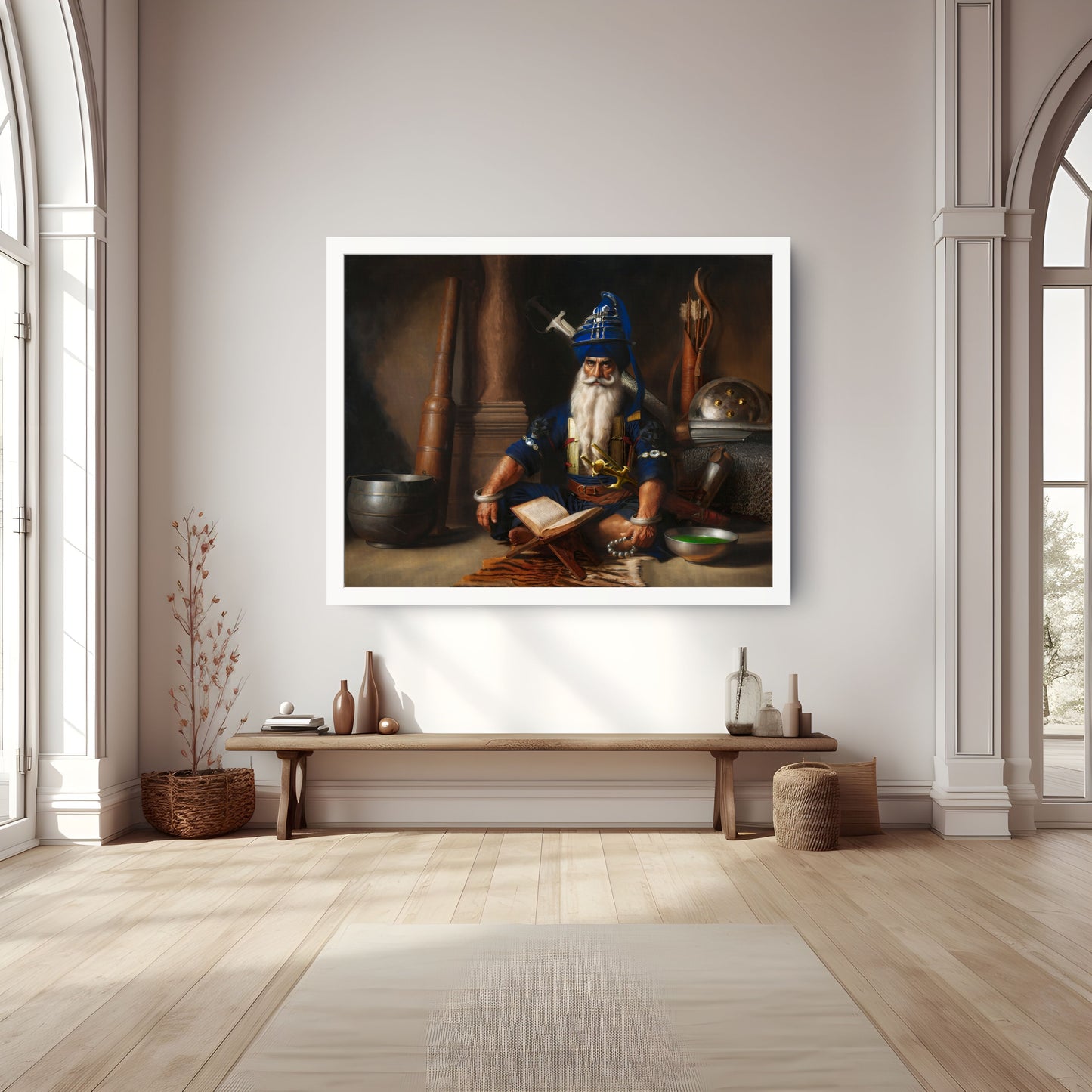 Baba Deep Singh Ji – Amar Mahakaal | Sikh Spiritual Warrior Print