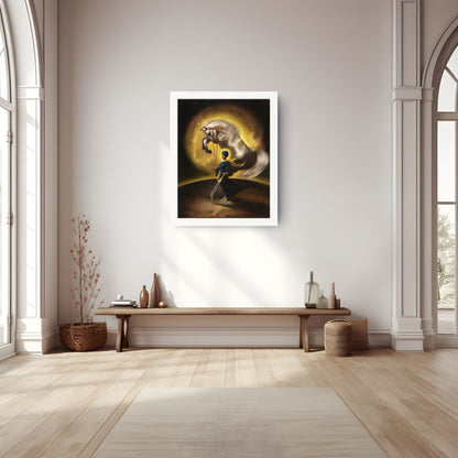 The Divine Feminine – Sikh Painting of Mata Sahib Kaur Ji