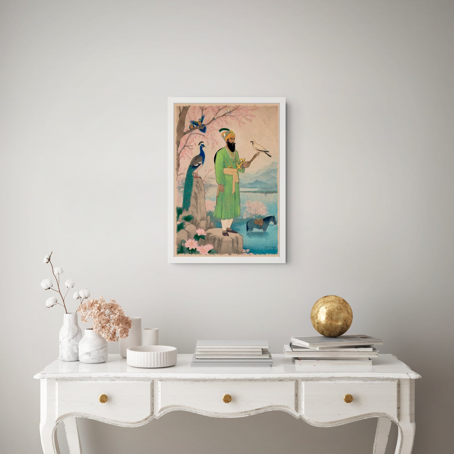 Guru Gobind Singh Ji – Baagh-o-Bulbul Ka Ishq | Poetic Sikh Wall Art