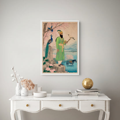 Guru Gobind Singh Ji – Baagh-o-Bulbul Ka Ishq | Poetic Sikh Wall Art