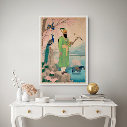 Guru Gobind Singh Ji – Baagh-o-Bulbul Ka Ishq | Poetic Sikh Wall Art