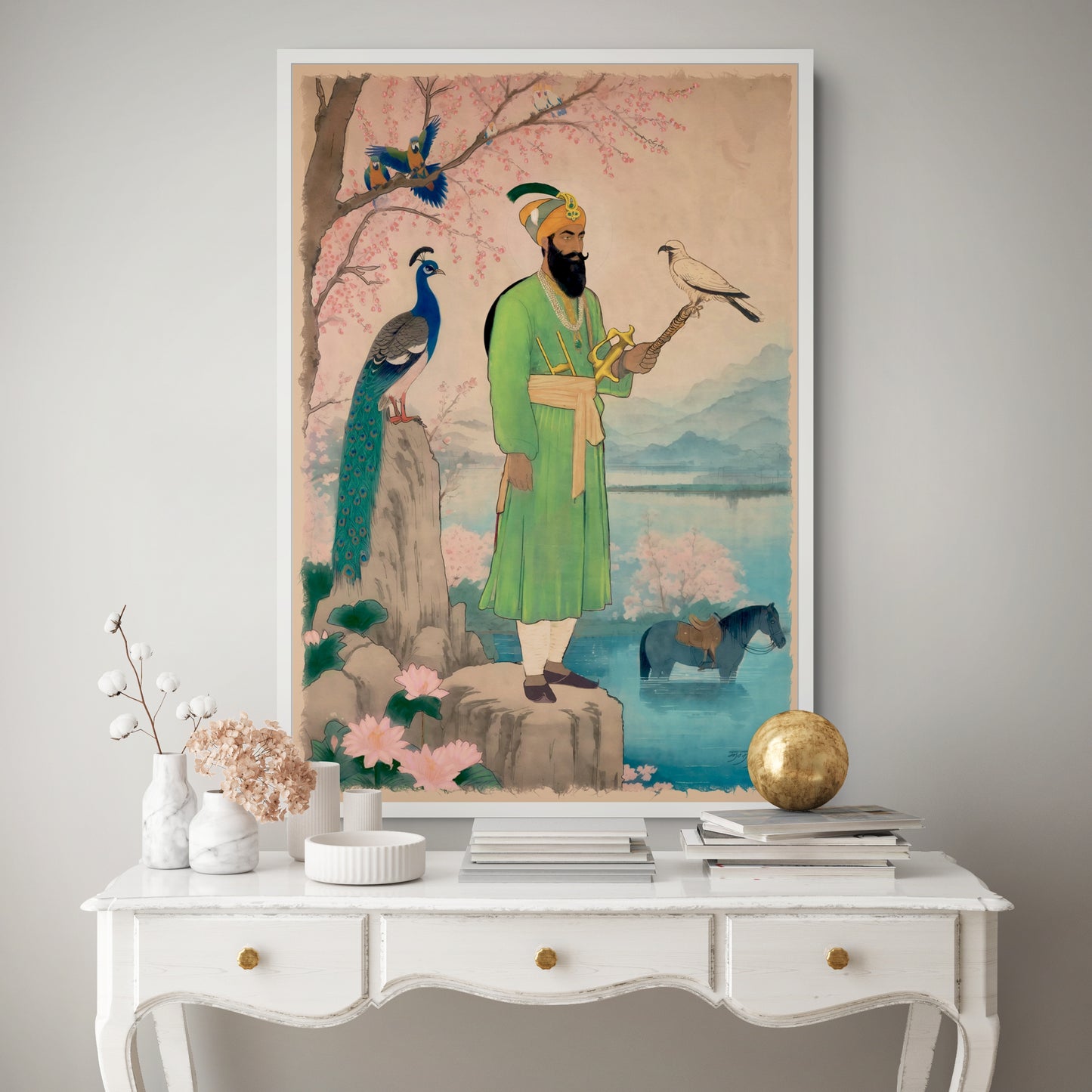 Guru Gobind Singh Ji – Baagh-o-Bulbul Ka Ishq | Poetic Sikh Wall Art