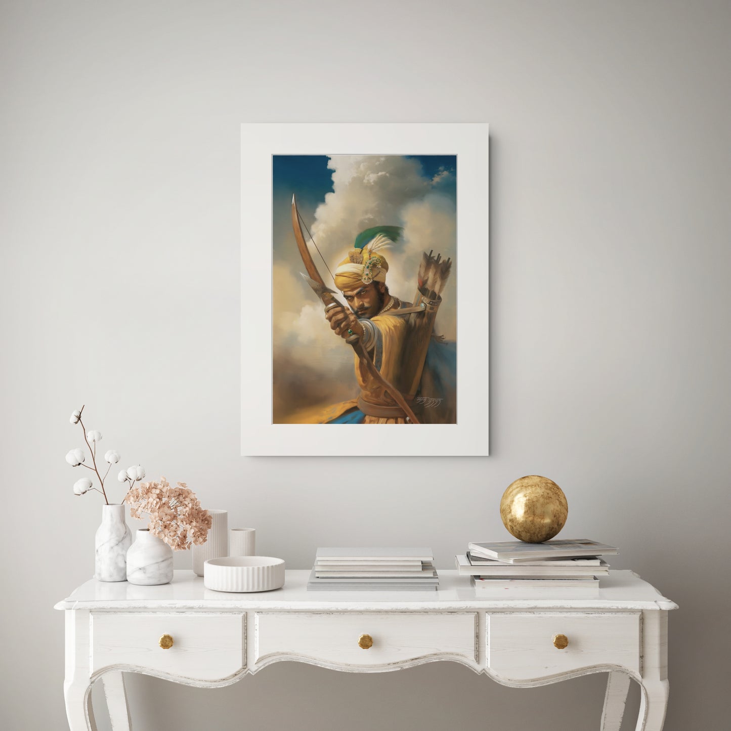 Gobind Rai – The Archetypal King | Sikh Warrior Art Print